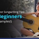 11 Best Songwriting Tips For Beginners (With Examples) - Girl holding acoustic guitar