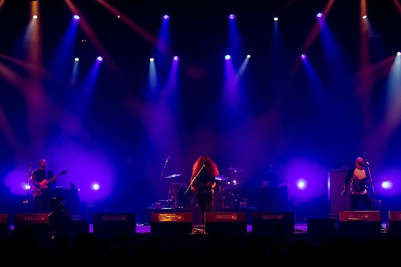Coheed and Cambria performing live