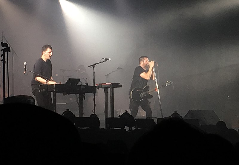 Nine Inch Nails performing live in 2018 