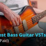 The Best Bass Guitar VSTs (Free and Paid) - Image showing bassist playing an electric bass
