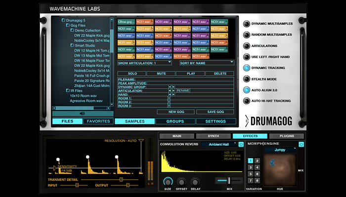Drumagog interface