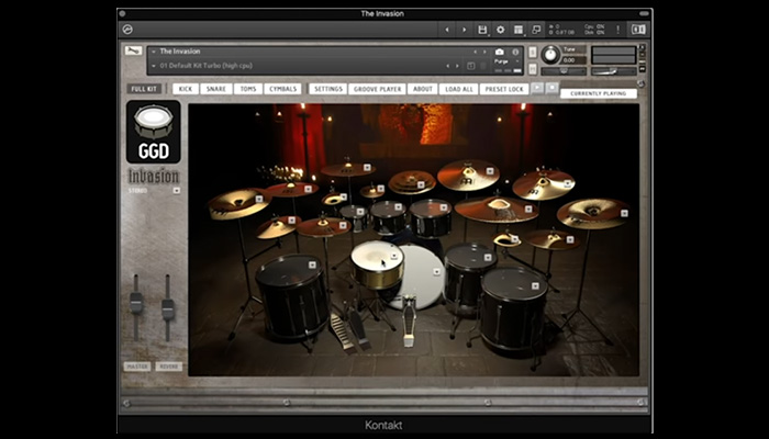 Screenshot showing Get Good Drums interface